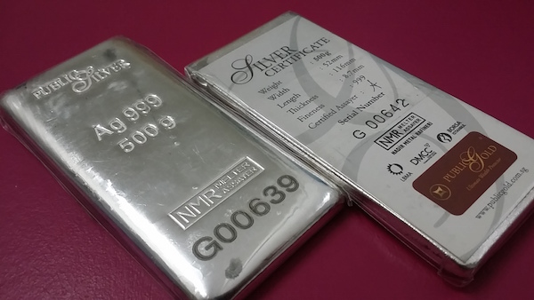 pelaburan silver bar public gold lbma 250 gram