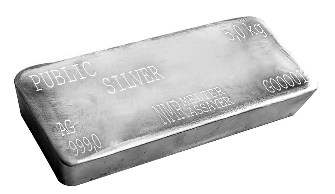 public gold pelaburan silver bar 5 kilogram