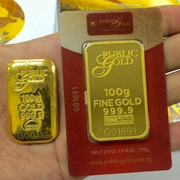Gold Bar Public Gold 100 gram LBMA : Nak Pilih Cast Bar atau Minted Bar?