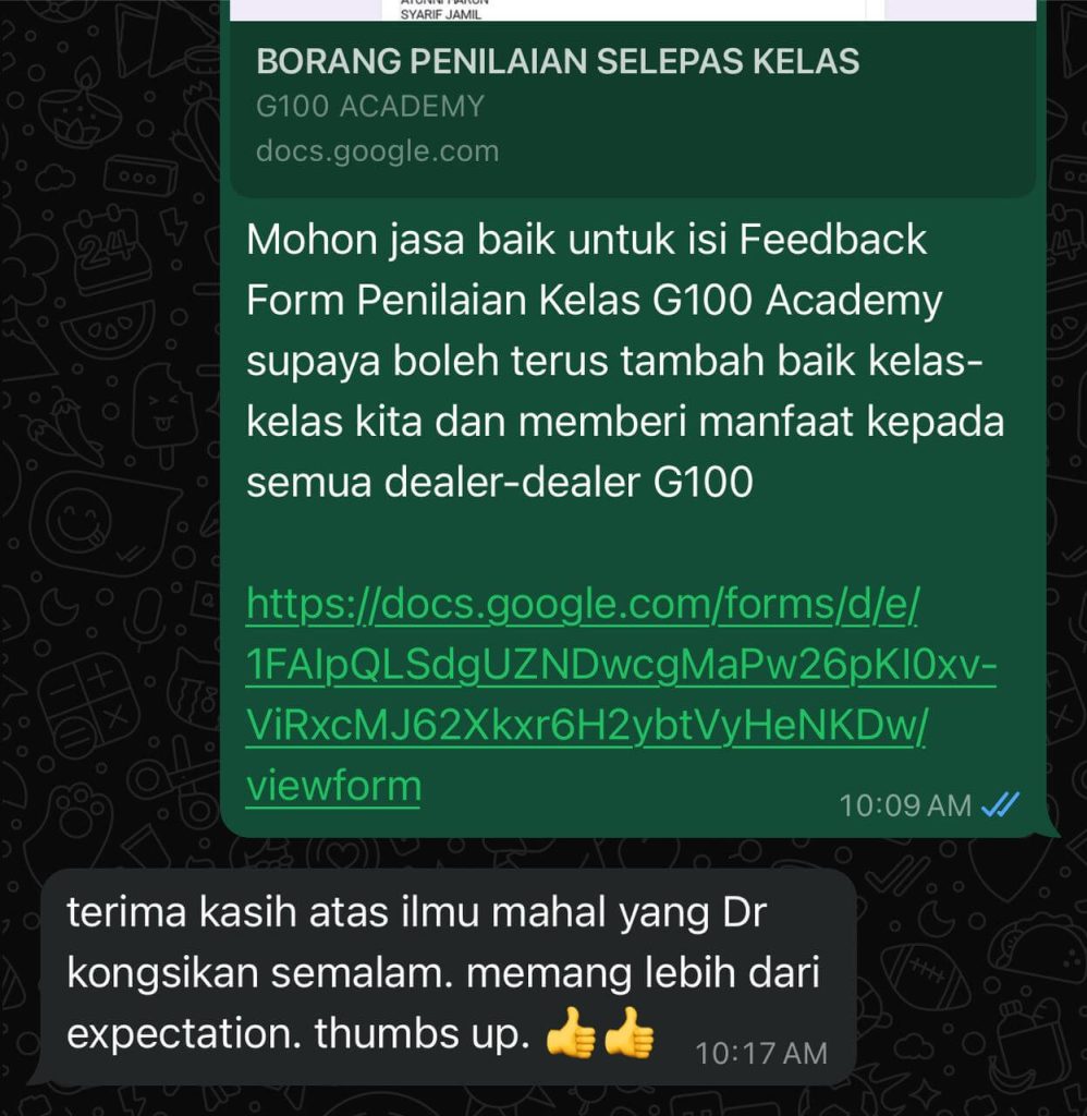 #testimoniG100Academy