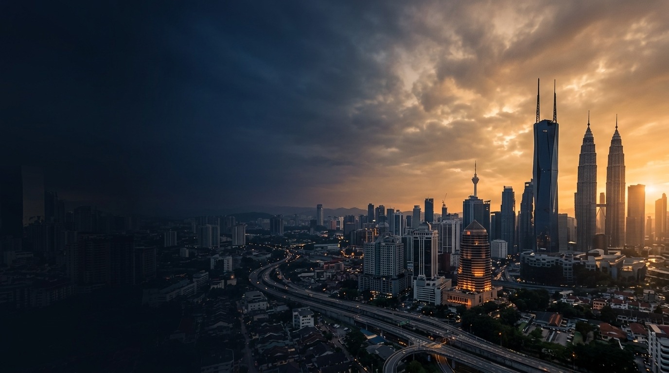 Kuala Lumpur Skyline Sunset