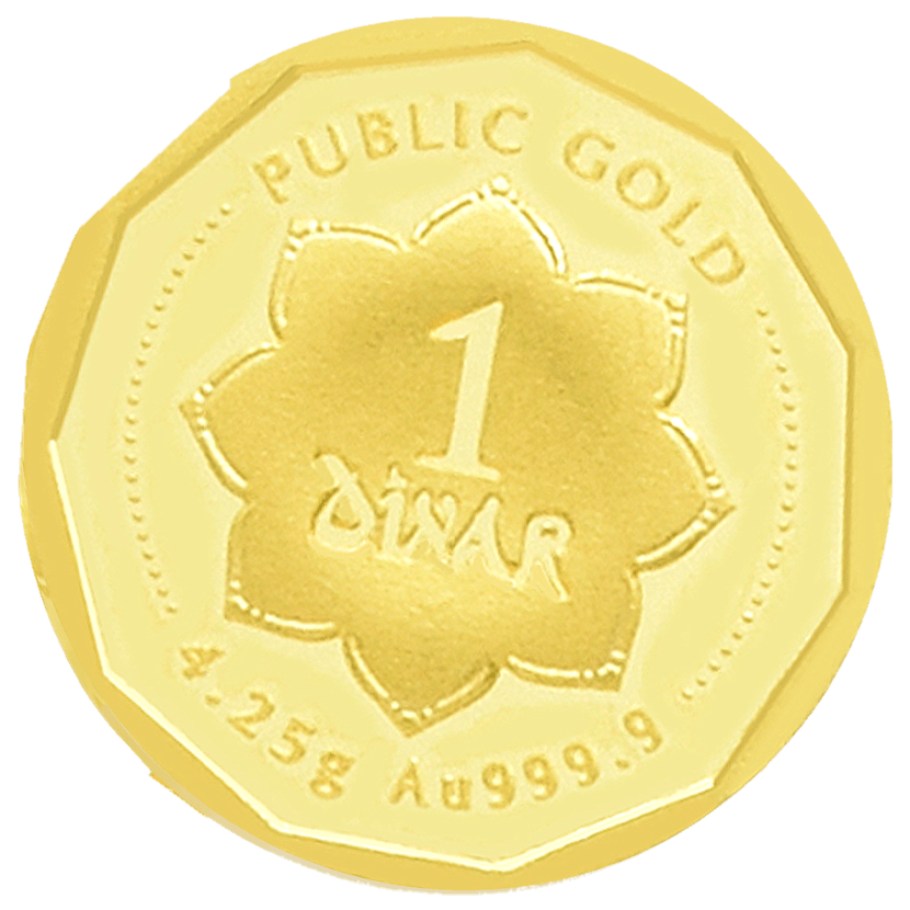 1 Dinar Emas Public Gold Simpanan Mahasiswa (999.9 Au 4.25g)
