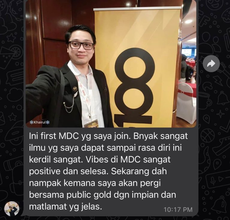 Testimoni Peserta MDC - Vibes sangat positif bersama G100