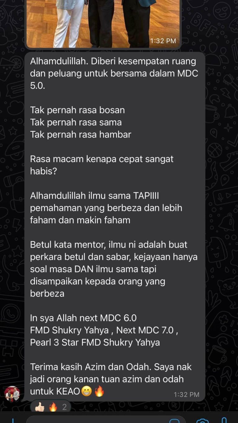 Testimoni Peserta MDC 11