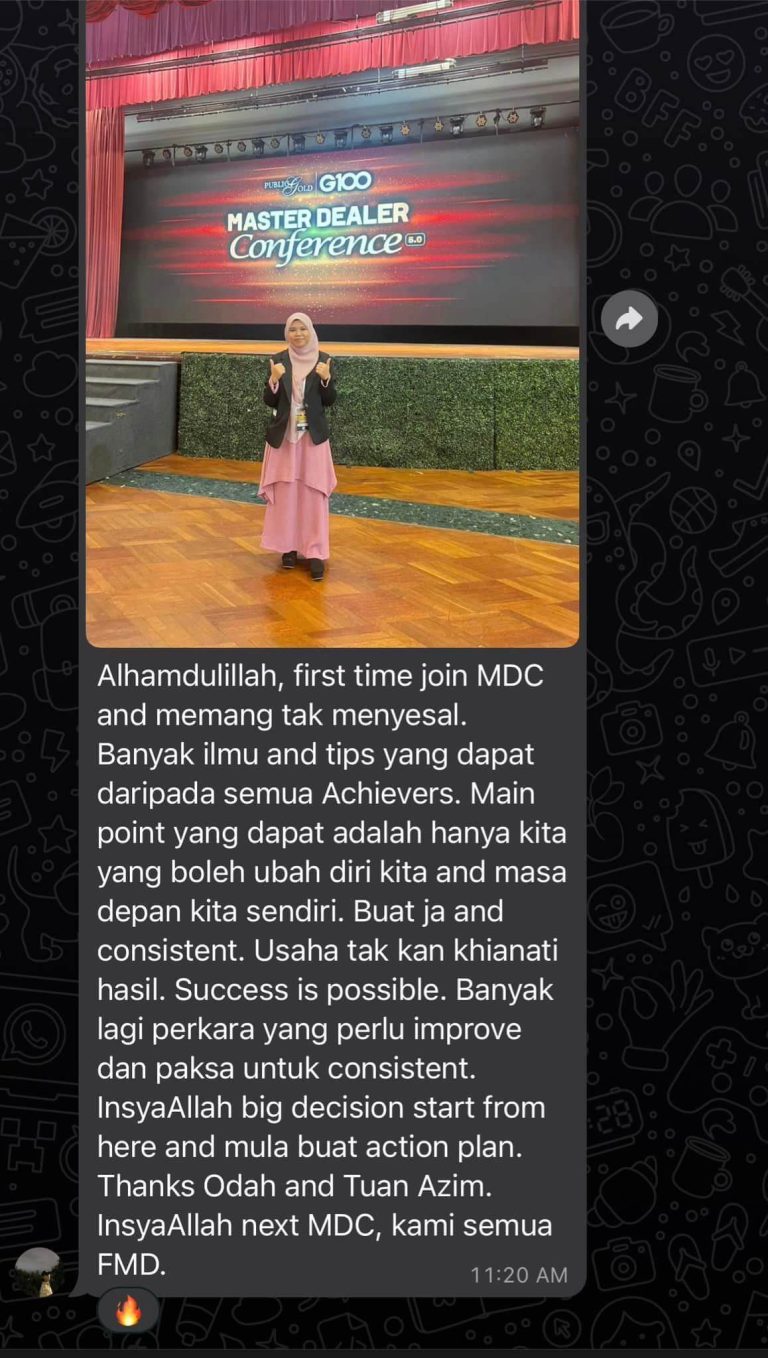 Testimoni Peserta MDC - Usaha takkan khianati hasil, buat tindakan konsisten