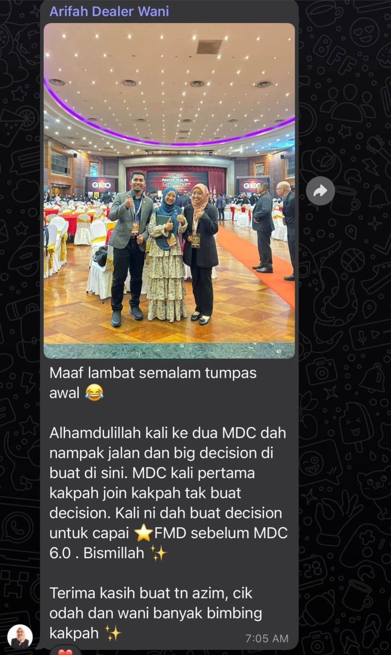 Testimoni Peserta MDC - Nampak jalan dan buat big decision untuk capai FMD