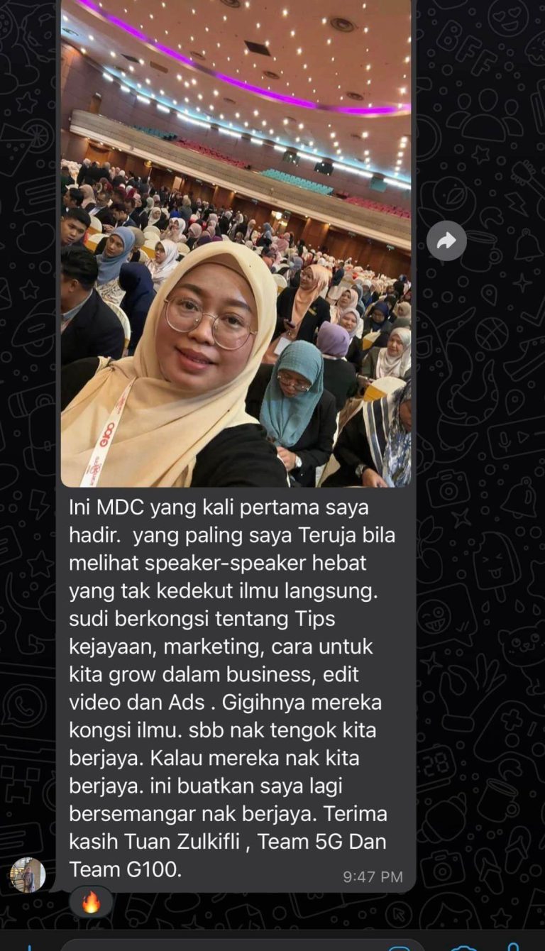 Testimoni Peserta MDC - Teruja melihat speaker hebat tidak kedekut ilmu