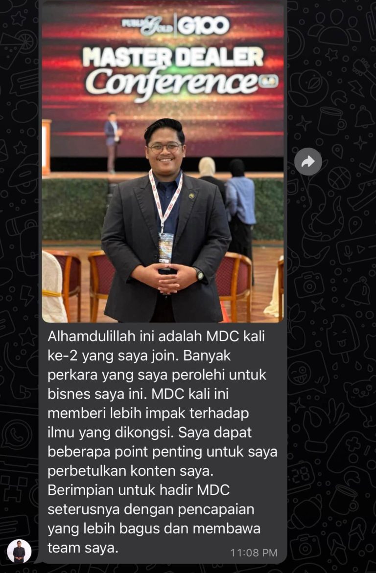 Testimoni Peserta MDC - Perkongsian ilmu dan impak bisnes emas
