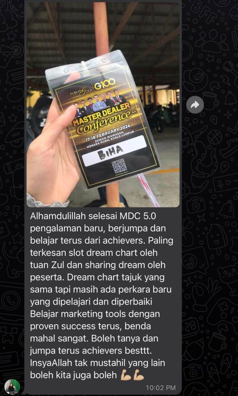 Testimoni Peserta MDC - Pengalaman baru dan belajar terus dari achievers