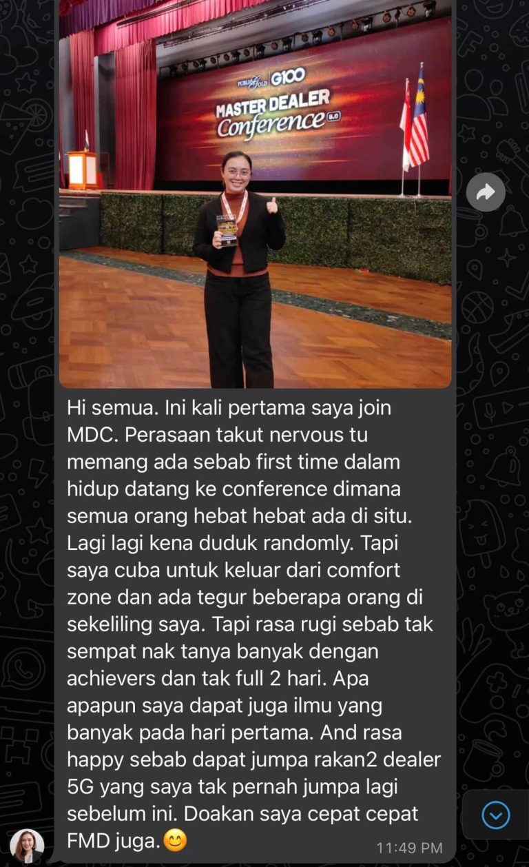 Testimoni Peserta MDC - Keluar dari zon selesa dan belajar dari achievers