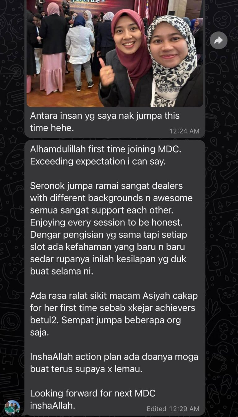 Testimoni Peserta MDC - Exceeding expectation bersama rakan seperjuangan