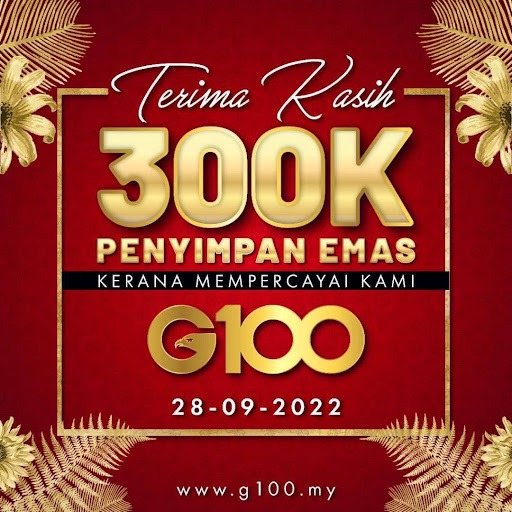 Poster 300K Penyimpan Emas